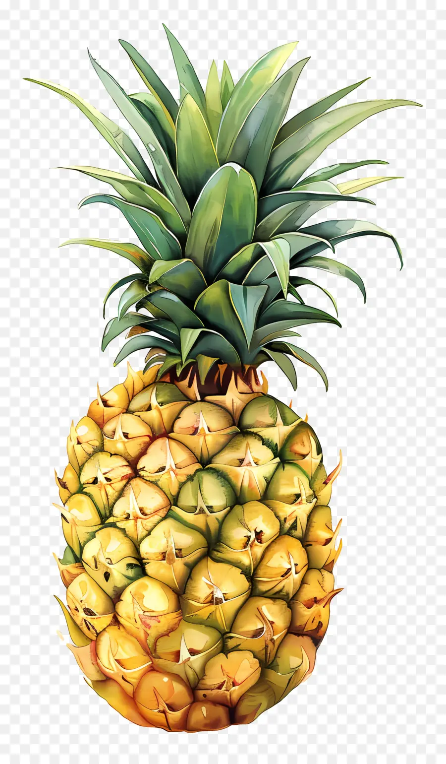 Pineapple，Фрукты PNG