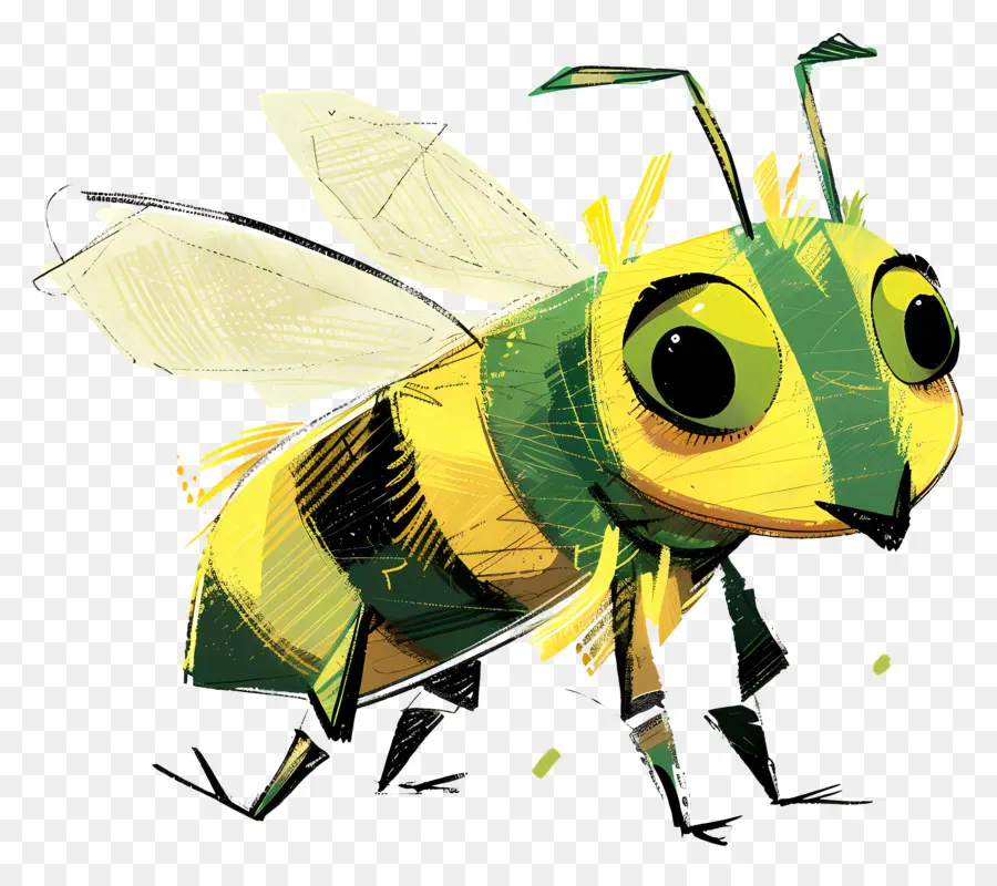 мультфильм Bee，Пчелка PNG