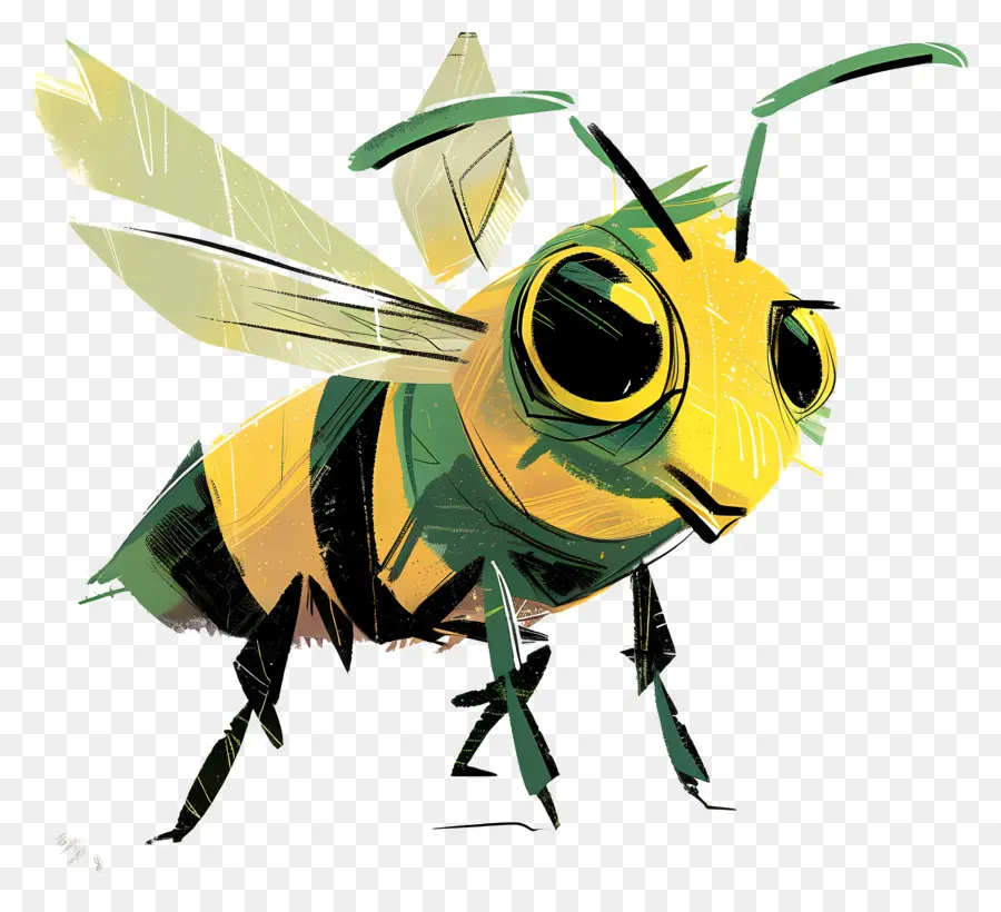 мультфильм Bee，Пчелка PNG