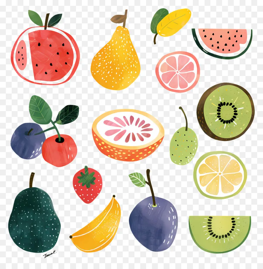 Fruits，Фрукты PNG