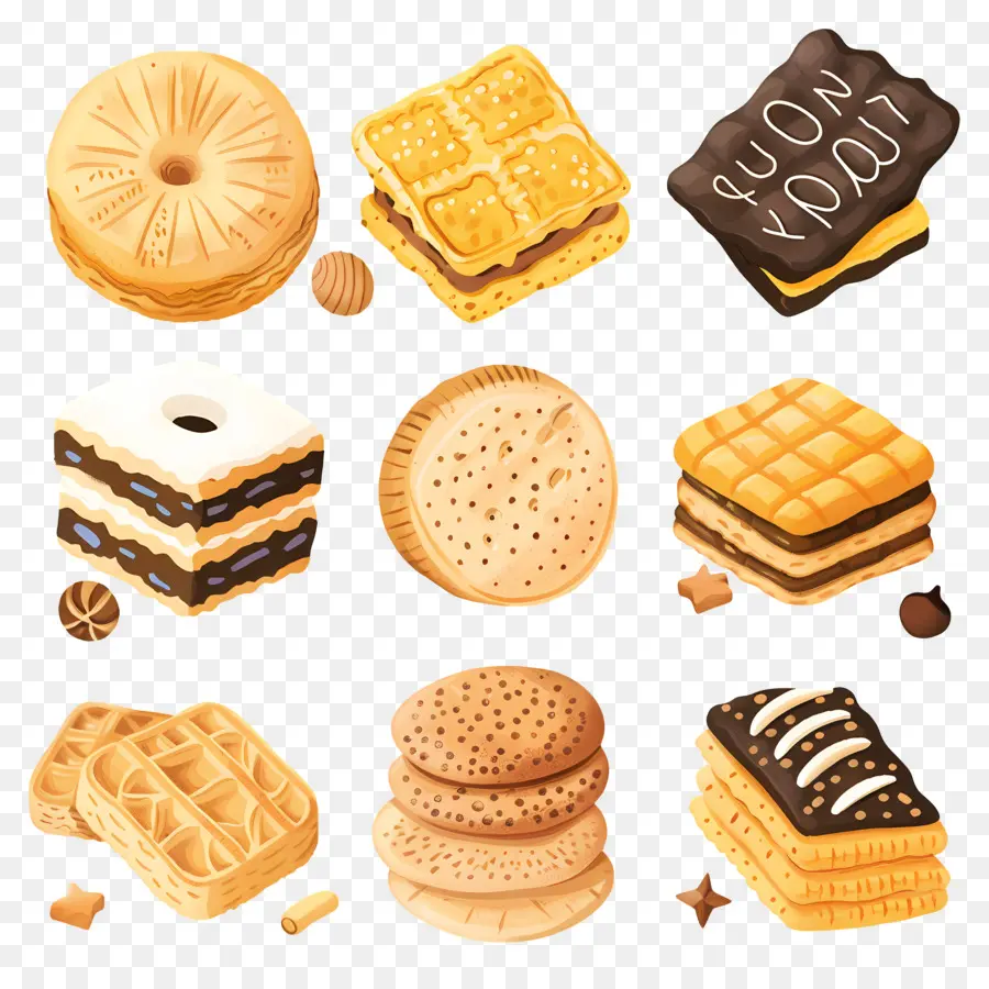 печенье，Файлы Cookie PNG