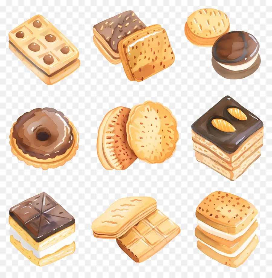 печенье，Файлы Cookie PNG