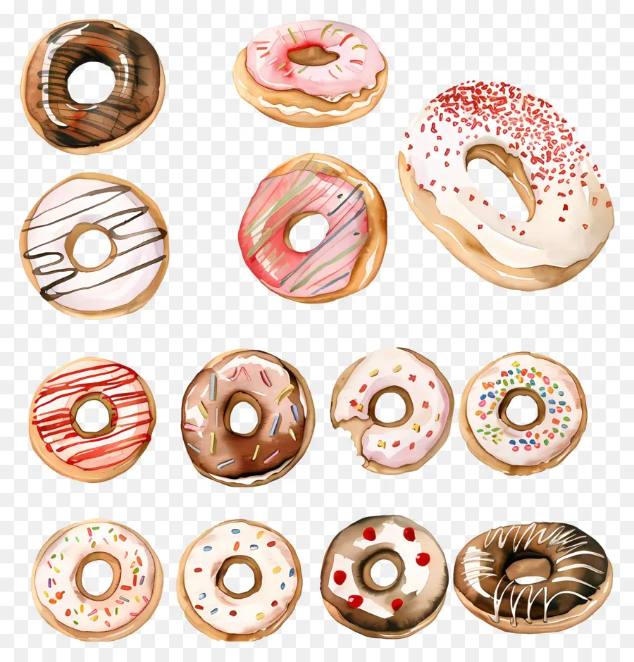 Donut，Пончики PNG