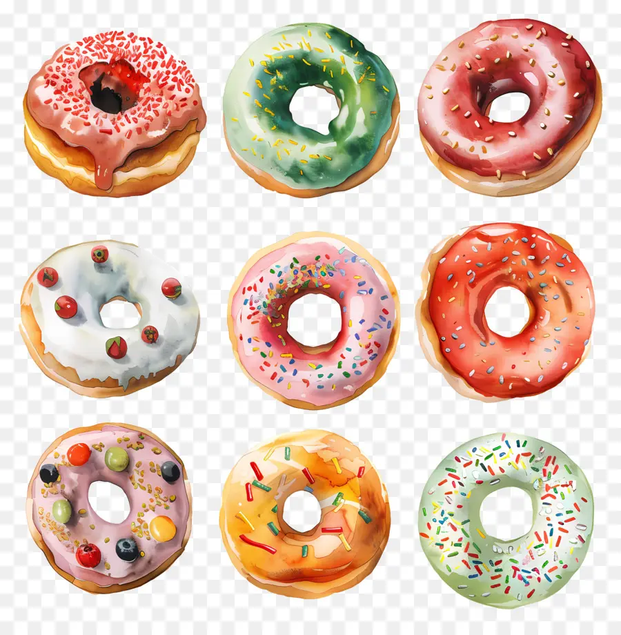 Donut，пончики PNG