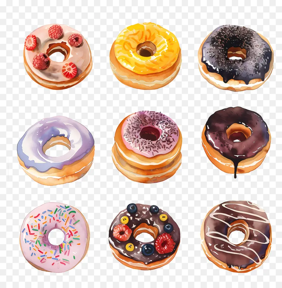 Donut，пончики PNG