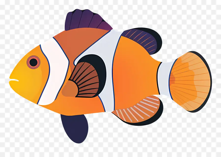 рыба клоун，Clownfish PNG