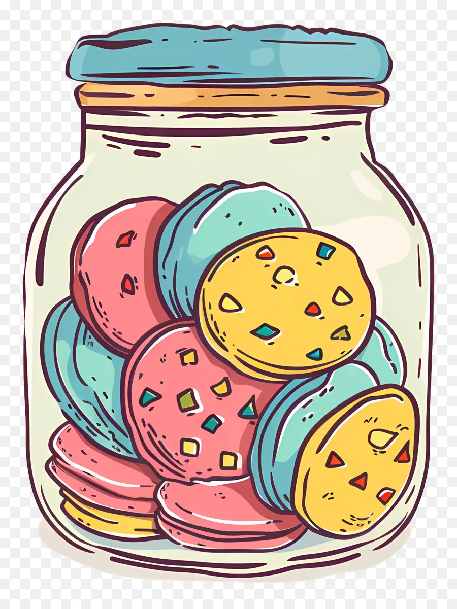 опарник печенья ，Cookies PNG