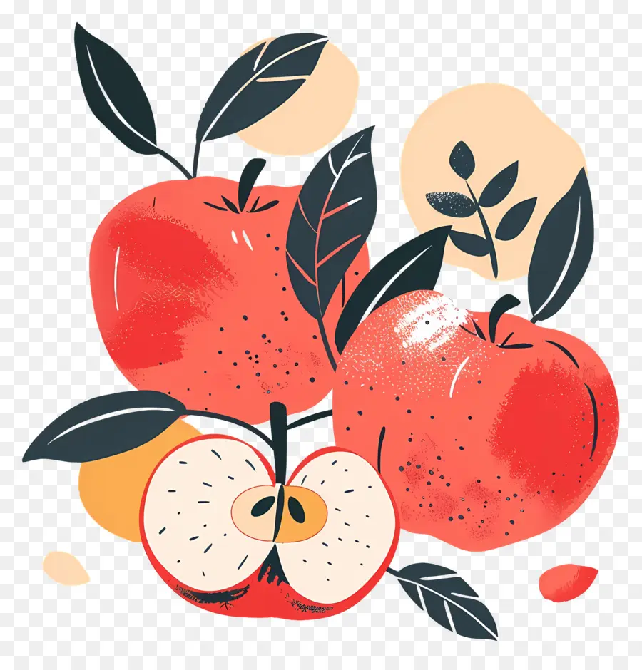 Яблоки，Fruits PNG