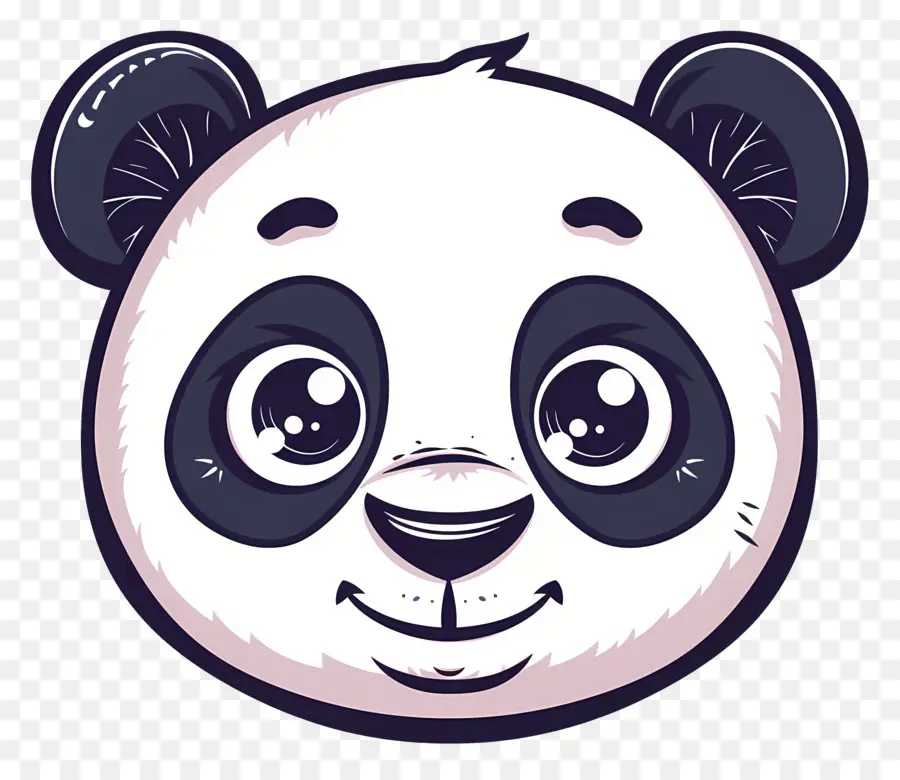 Симпатичное лицо панды，Panda Bear PNG