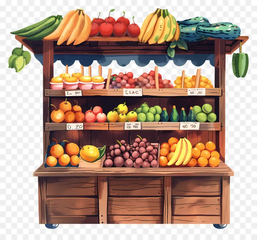 уличный магазин，Fruits PNG