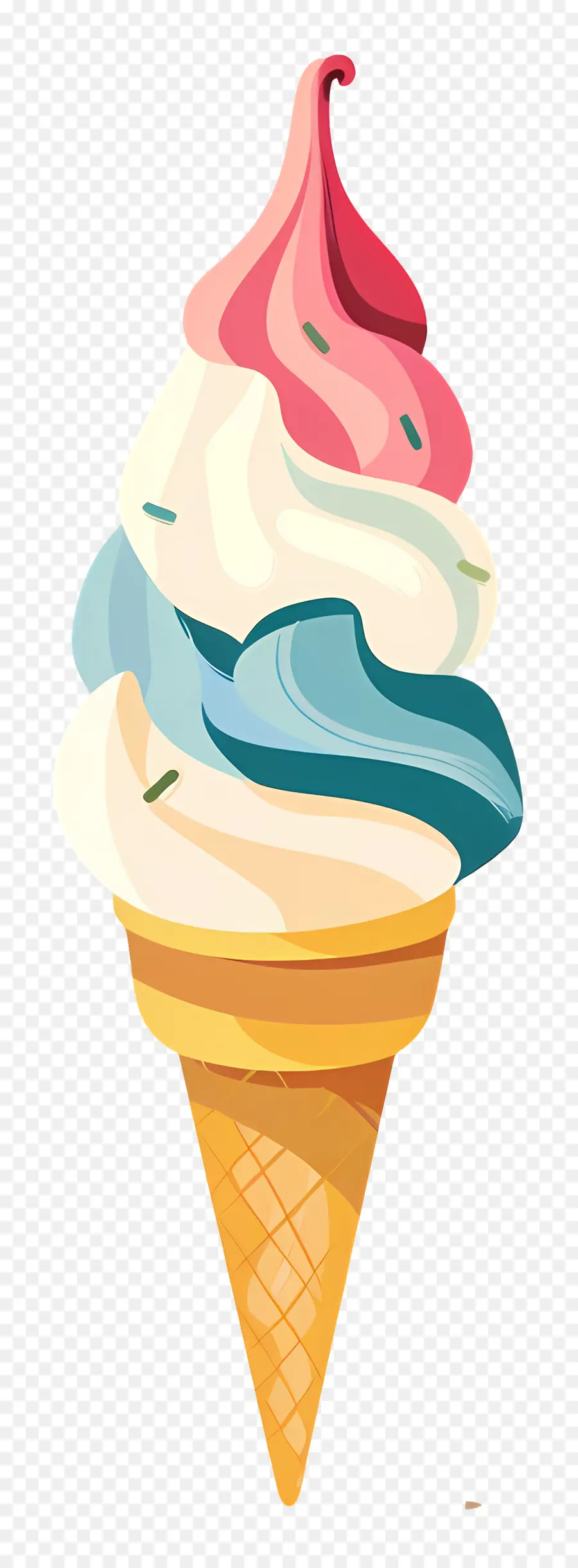 Gelato，Ice Cream Cone PNG