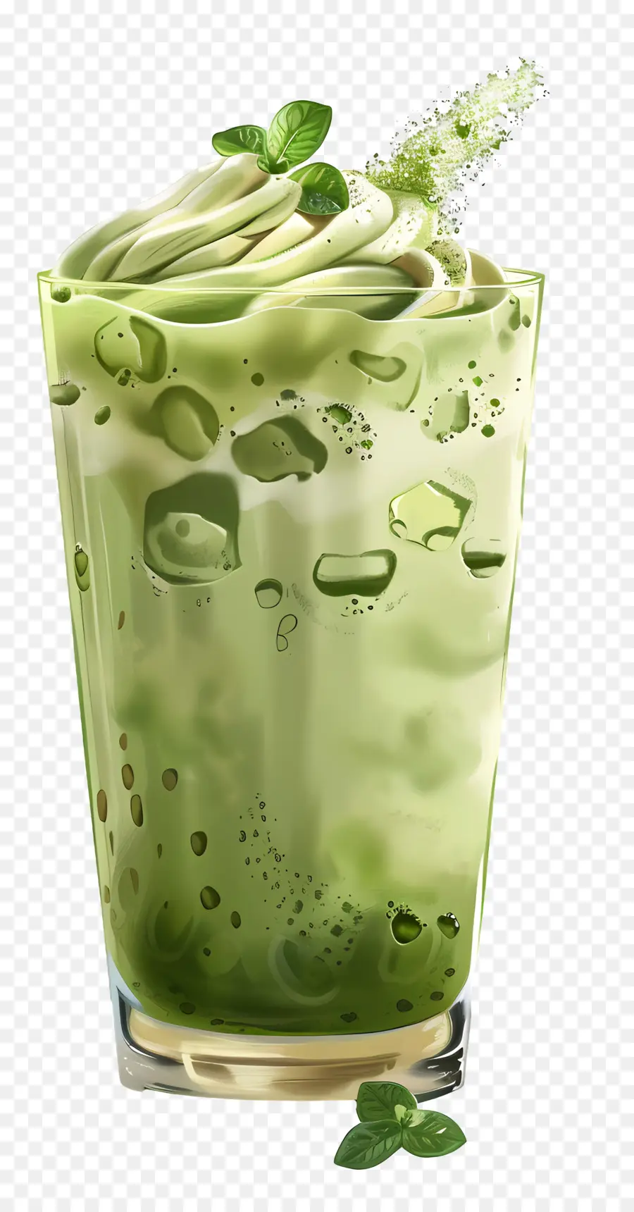 матча напиток，Green Tea PNG