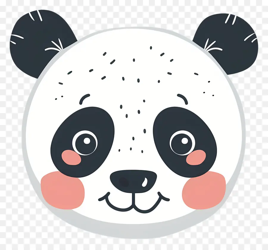 Симпатичное лицо панды，Panda Bear PNG