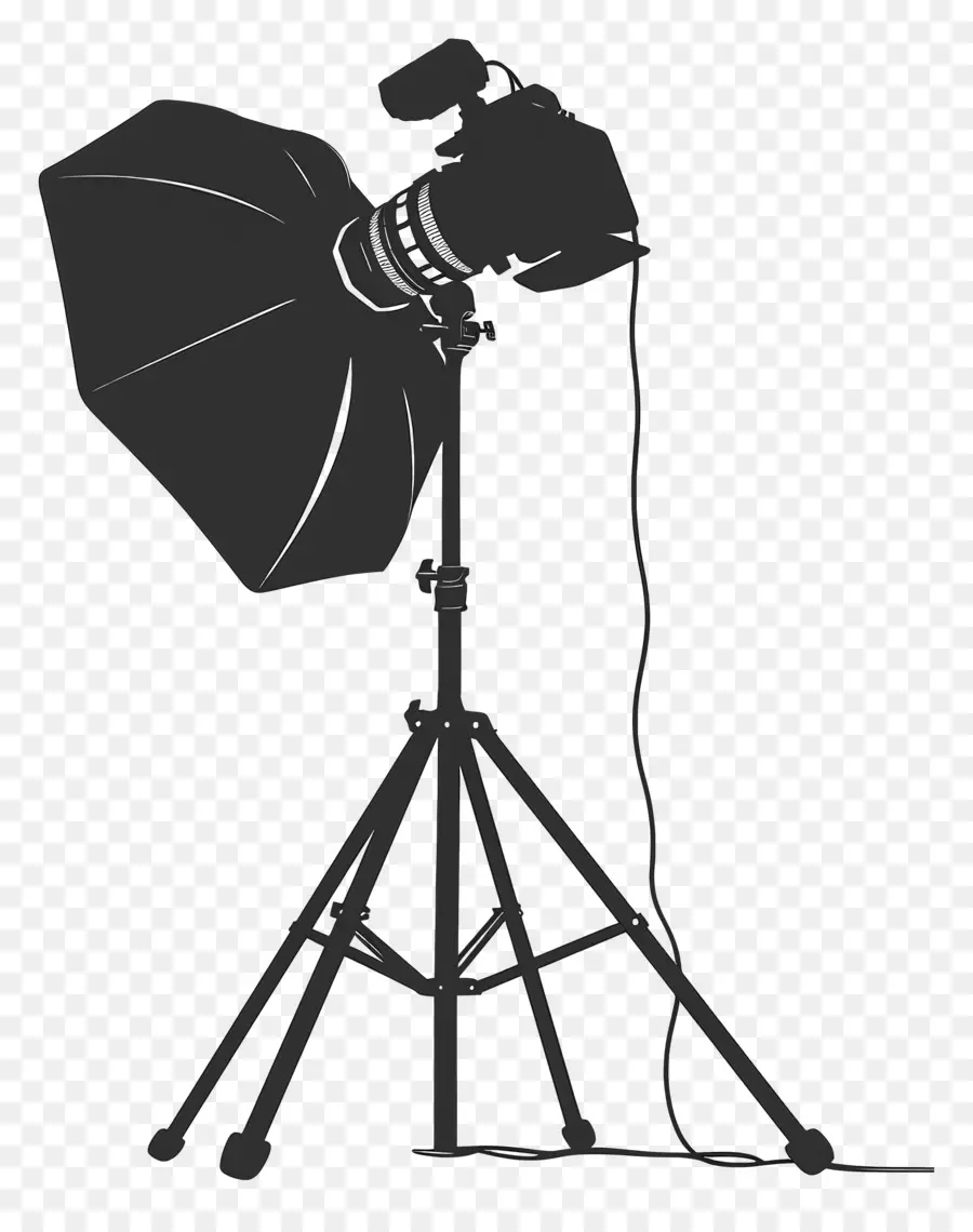 Photostudio Lamp，камеры стоят PNG