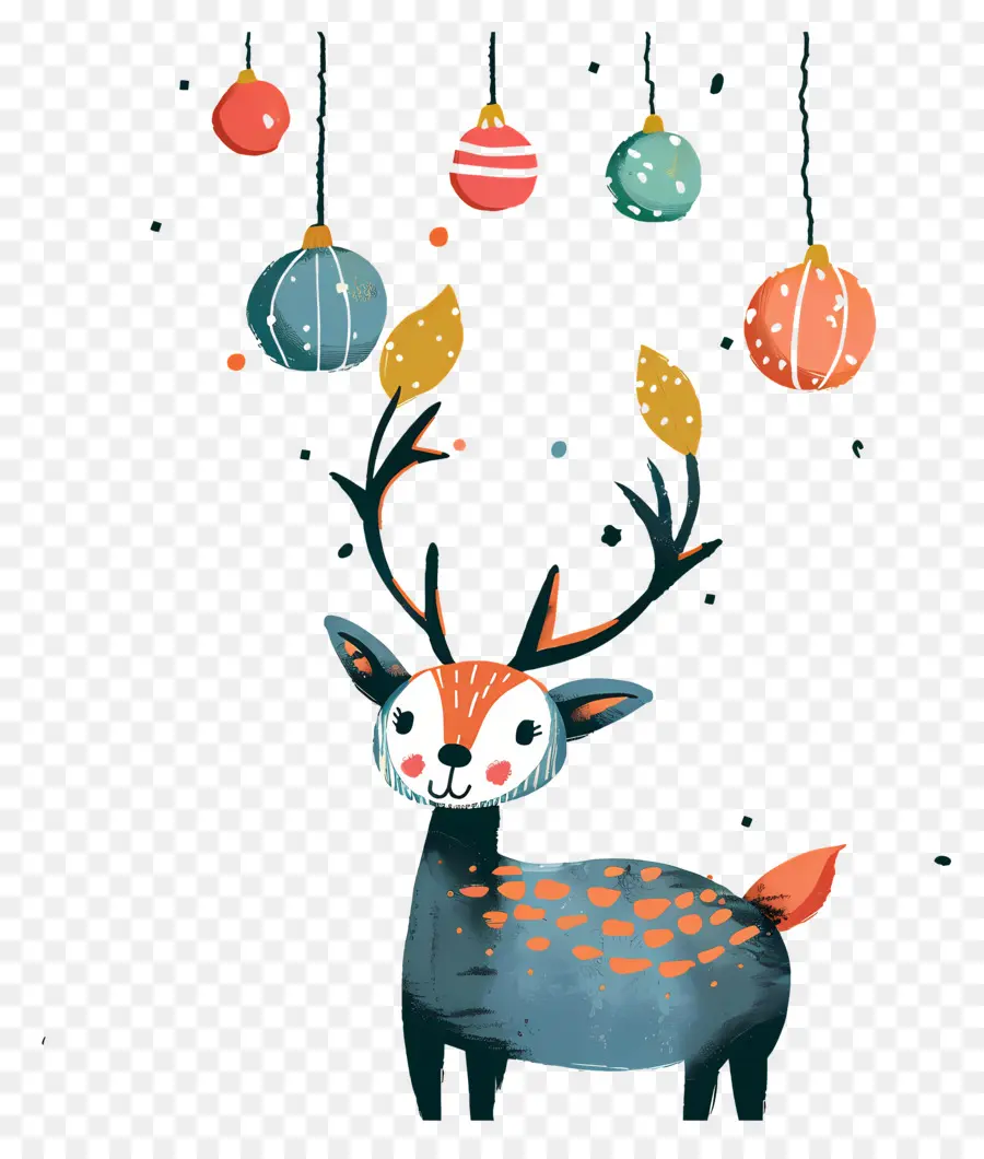 Reindeer，Рождество PNG