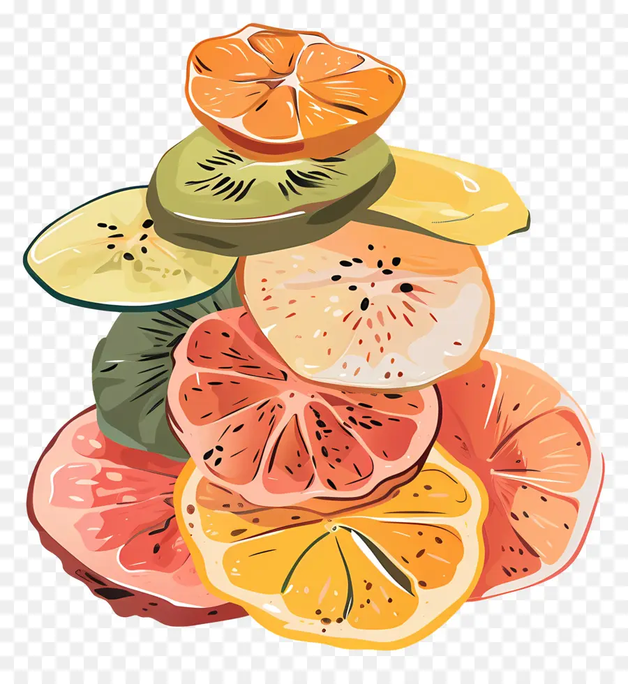 Dried Fruits，цитрусовые PNG