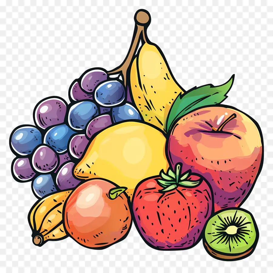 Fruits，Фрукты PNG