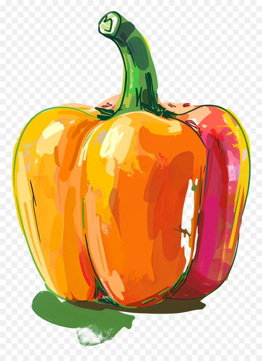 Bell Pepper，апельсиновый перец PNG