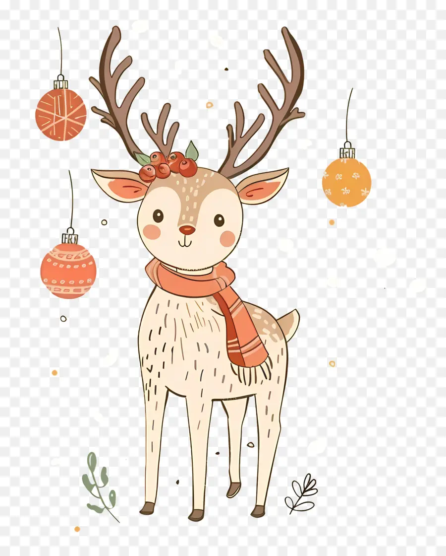 Reindeer，олень PNG