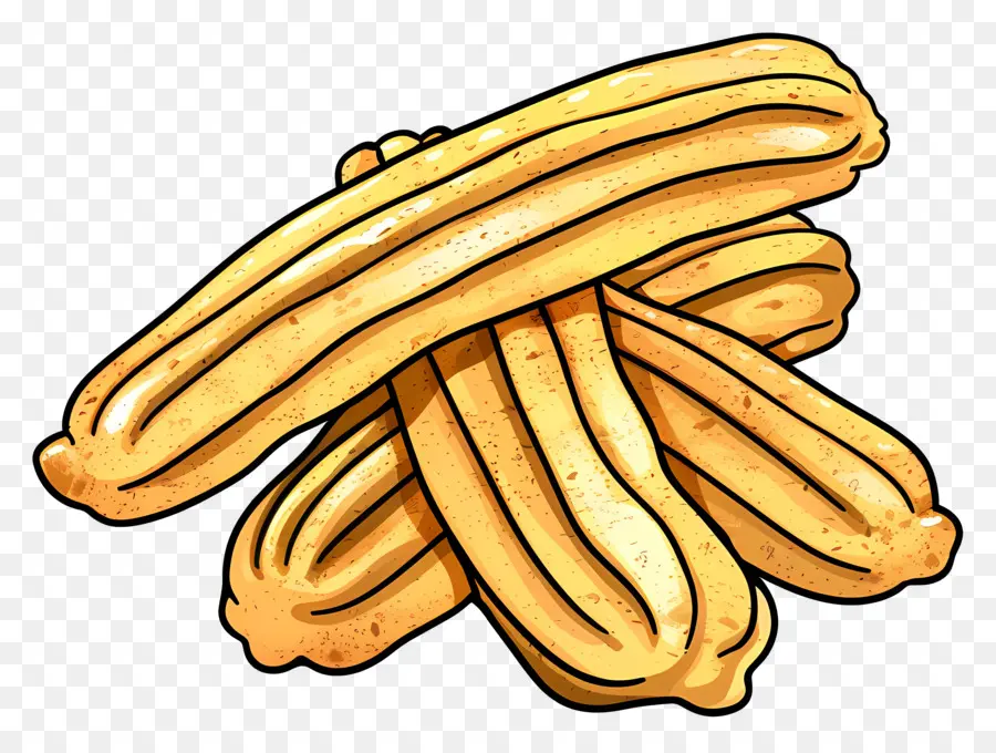 чуррос，Bananas PNG