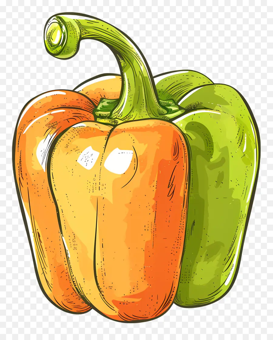 Bell Pepper，Желтый перец PNG