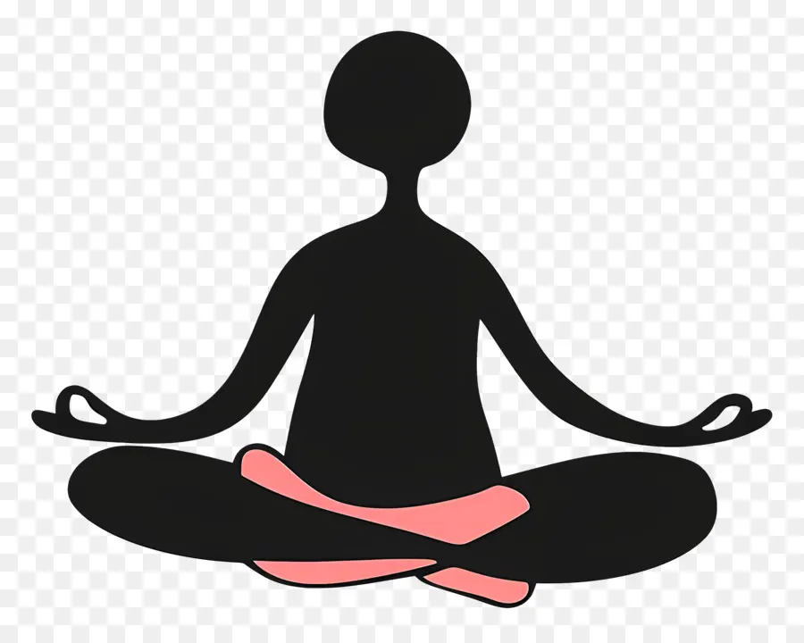 Meditating，Медитация PNG