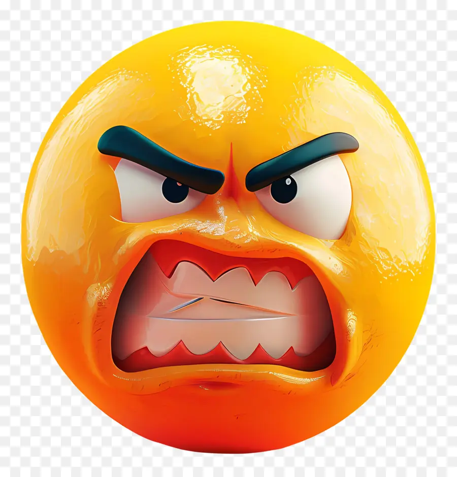 Angry Emoji，Грустное Лицо PNG