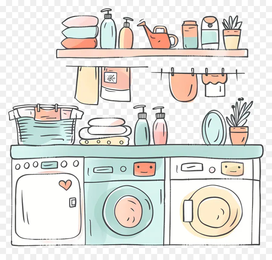 Laundry Room，моющие средства PNG