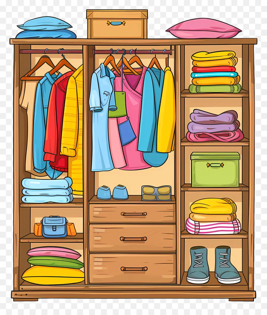 Wardrobe，шкаф организация PNG