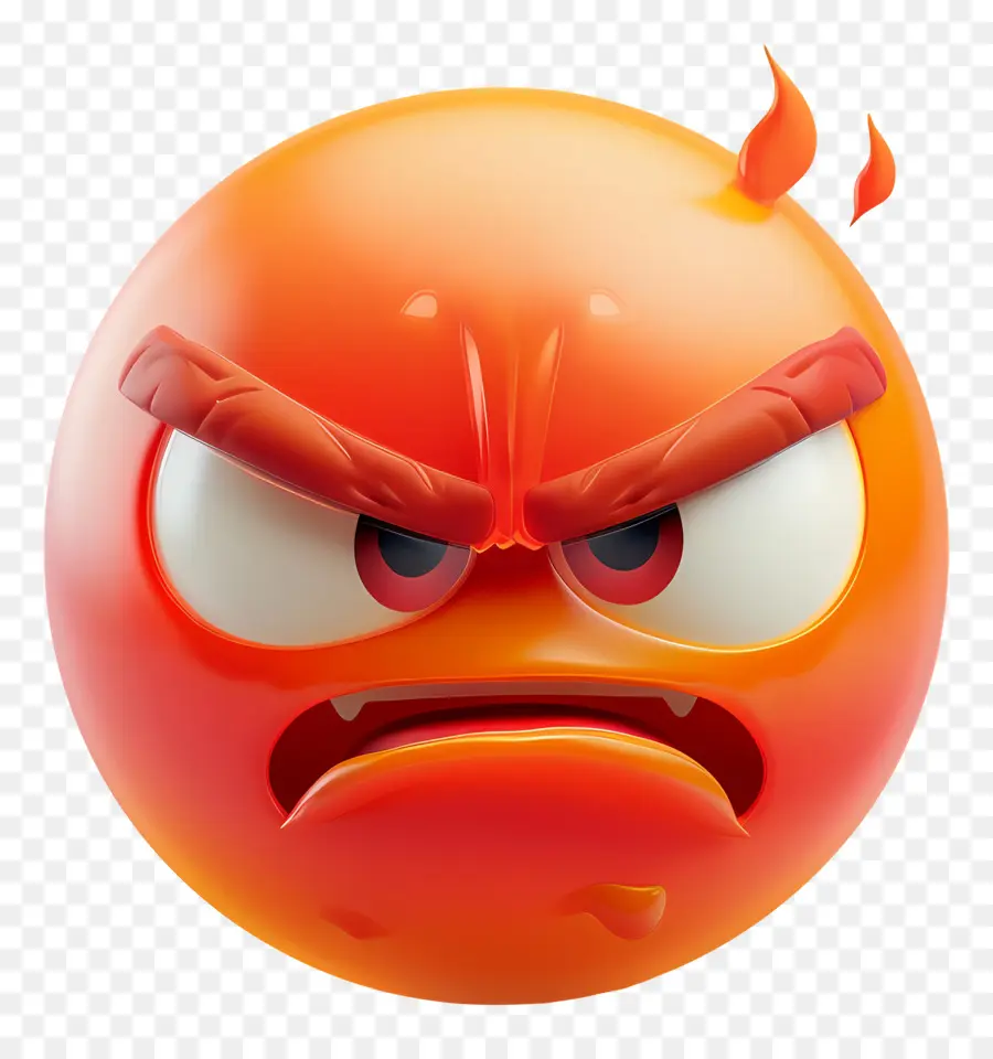 Angry Emoji，Сердитое Лицо PNG