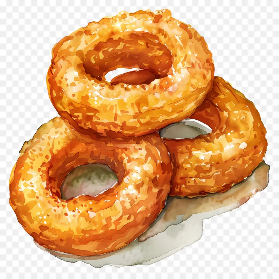 Onion Rings，Социальные медиа PNG