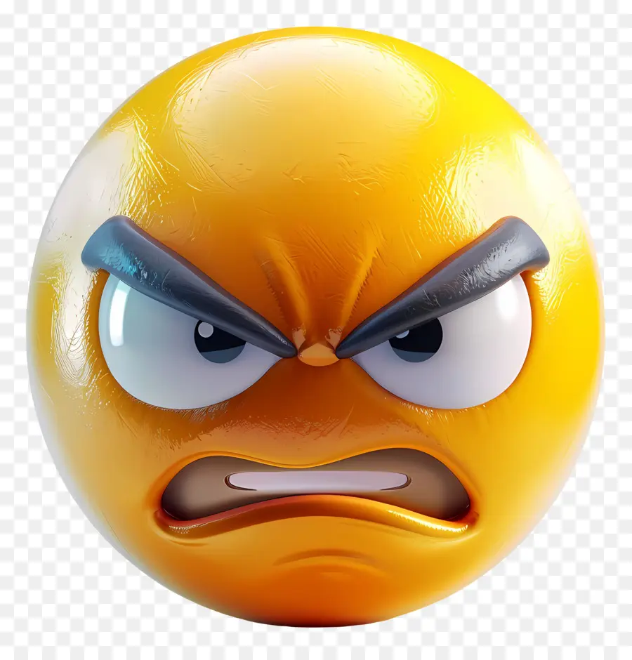 Angry Emoji，злой мультяшный герой PNG