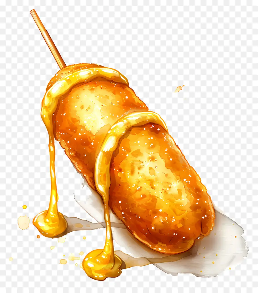 Corndog，Медоволосые шашлыки с курицей PNG