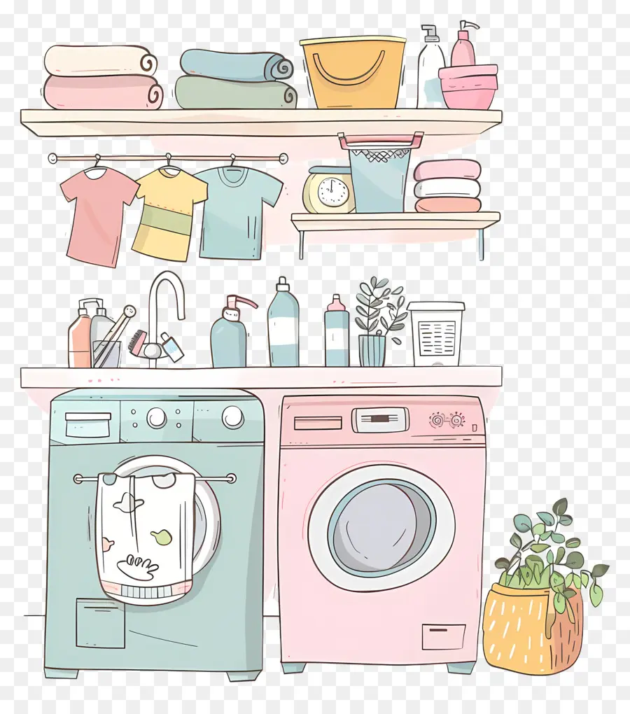 Laundry Room，Одежда PNG