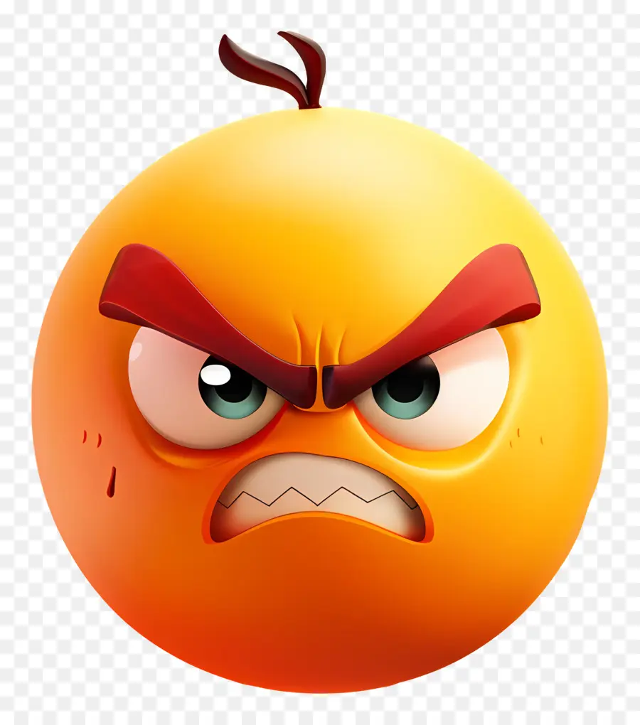 Angry Emoji，Красные глаза смайлики PNG