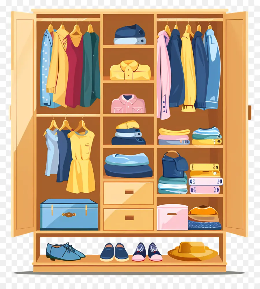 шкаф для одежды，Wardrobe PNG