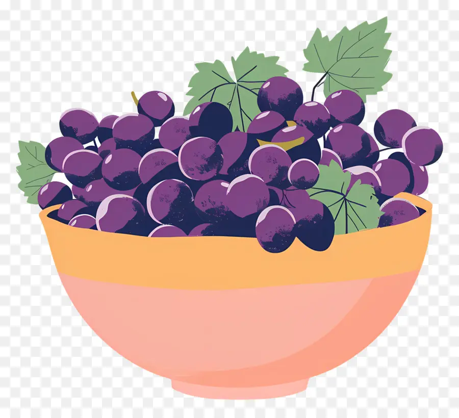 миска винограда，Grapes PNG