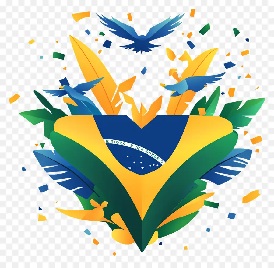 День независимости Бразилии，Brazil Flag PNG