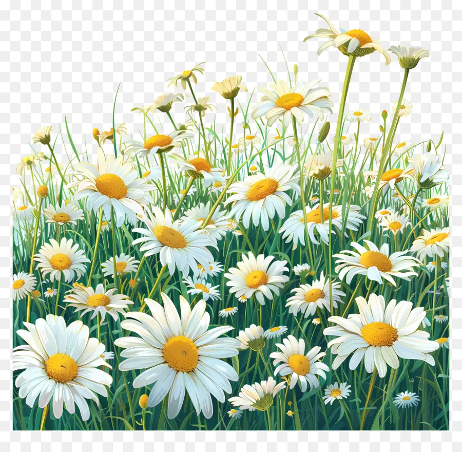 Дейзи Филд，Daisies PNG