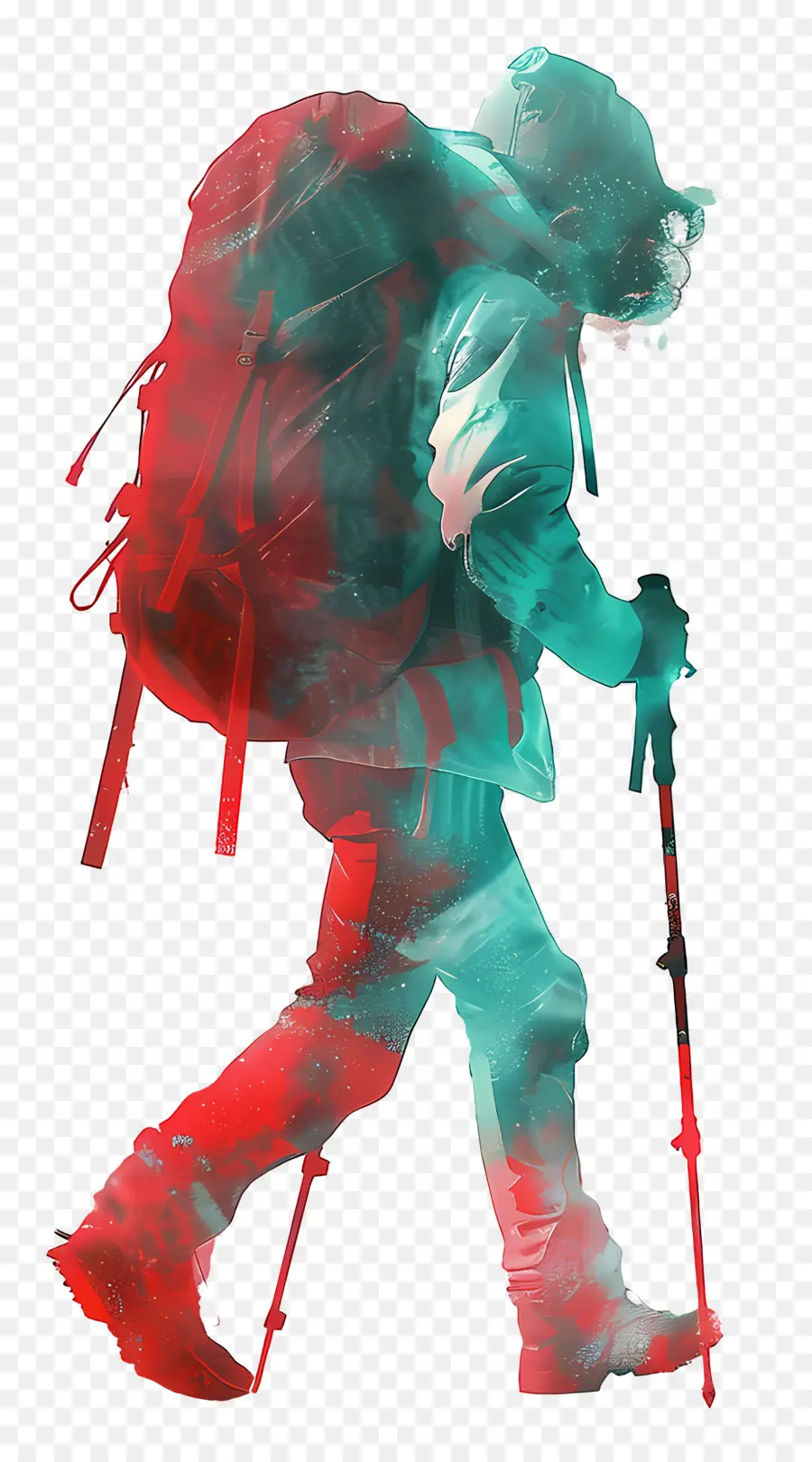 Hiker，Рюкзак PNG