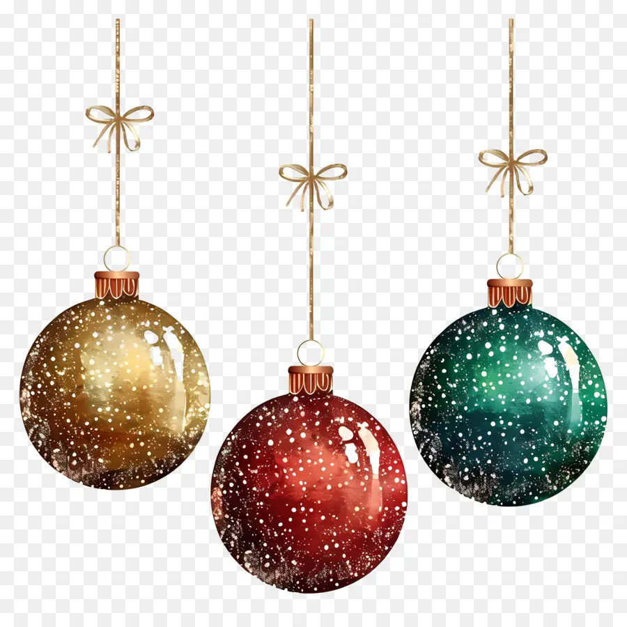 Рождественские блески，Christmas Ornaments PNG