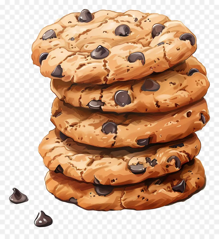 стопка печенья，Файлы Cookie PNG