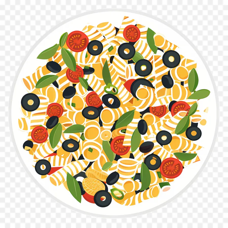 Pasta Salad，Салат PNG