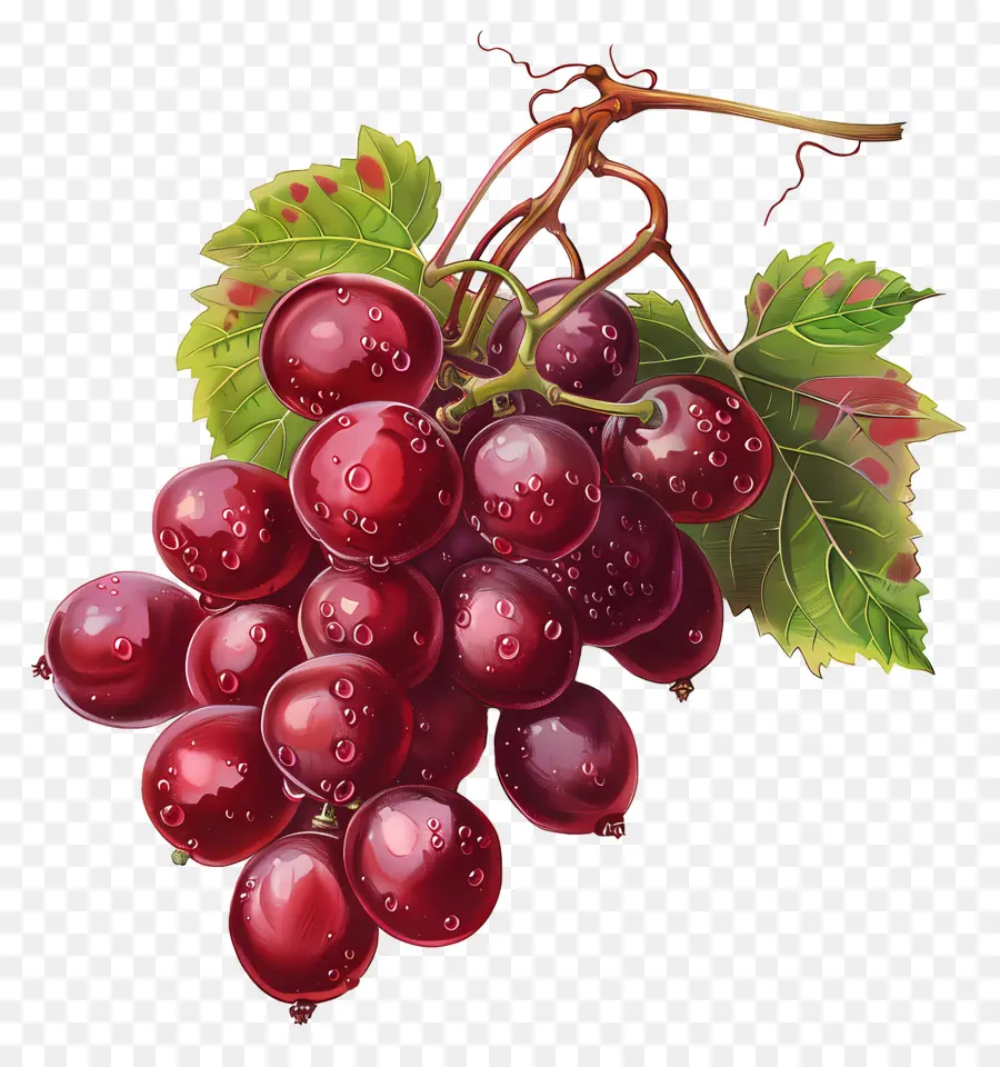 красный виноград，Grapes PNG