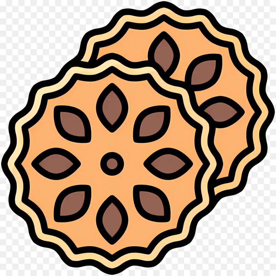 пирог с орехами пекан，Файлы Cookie PNG