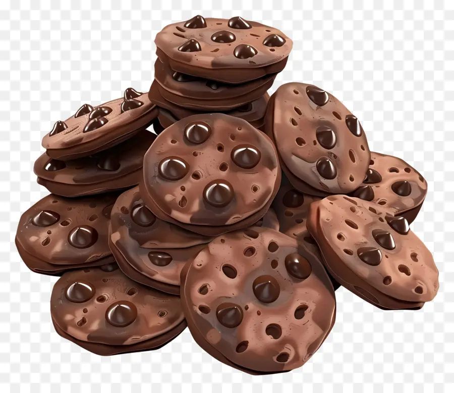 Шоколадное печенье，Файлы Cookie PNG