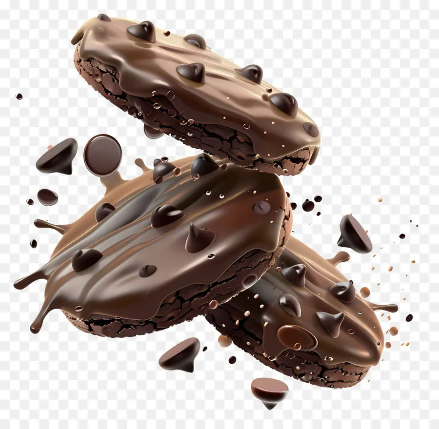 Шоколадное печенье，Файлы Cookie PNG