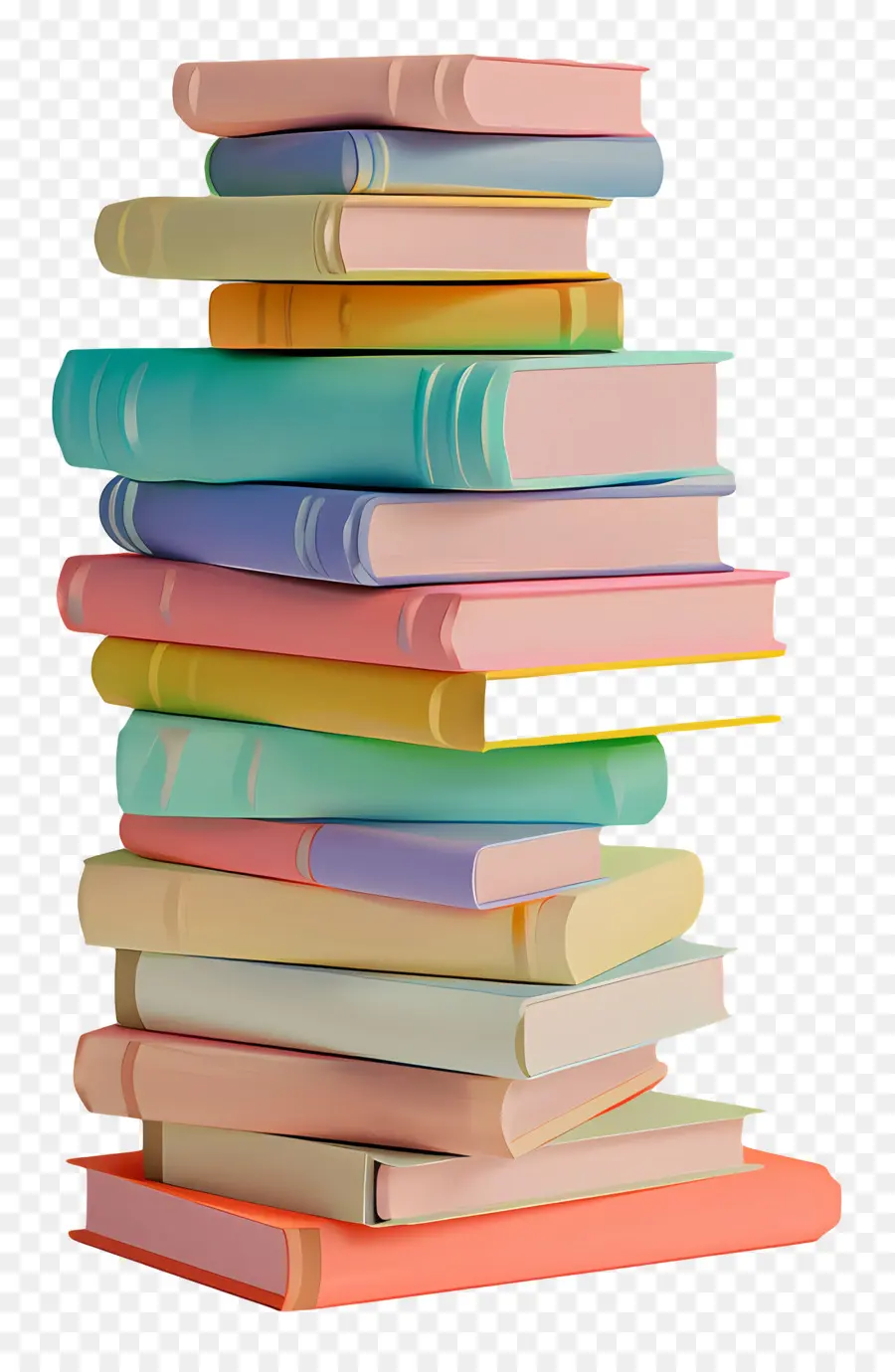 3d стопка книг，Стопка книг PNG