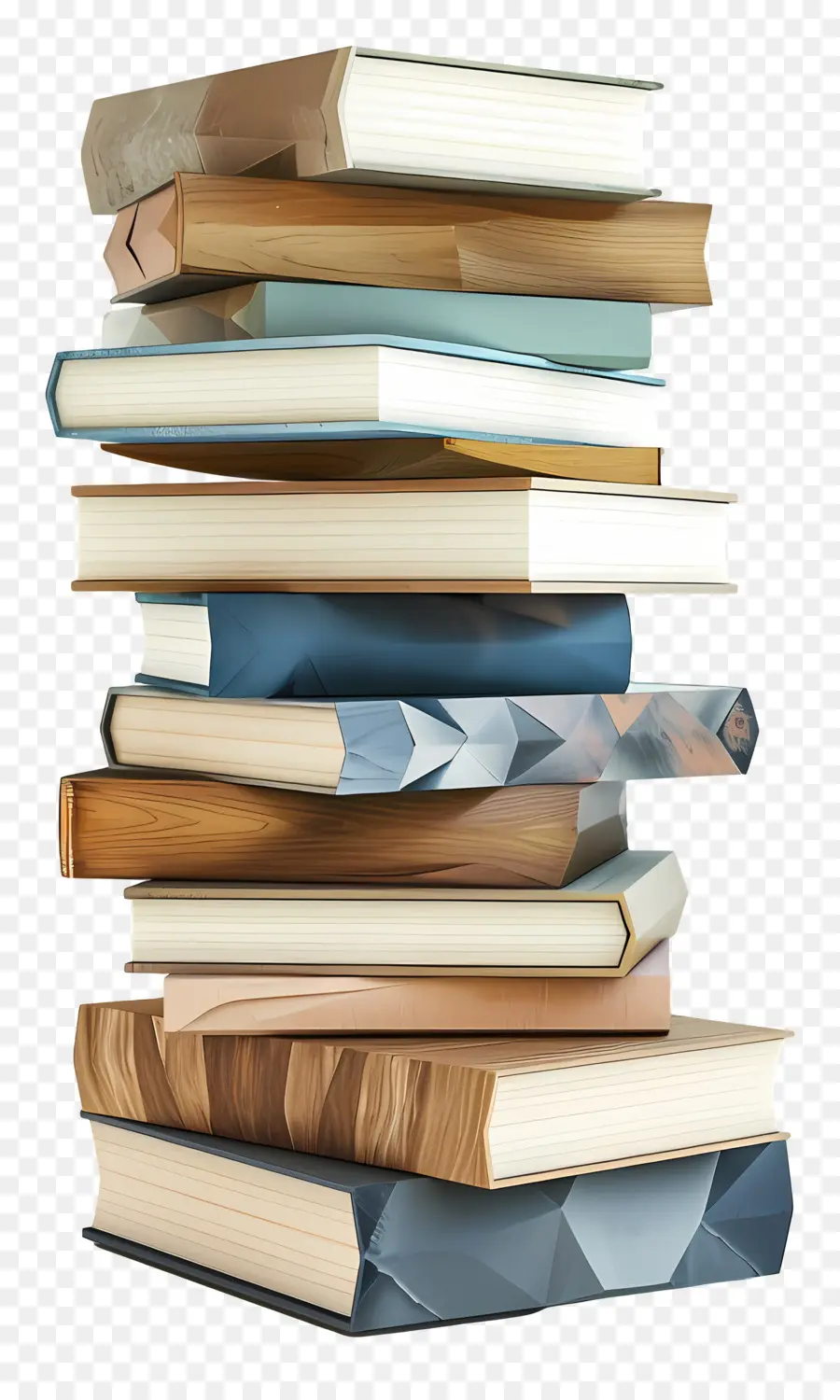 3d стопка книг，Стопка книг PNG