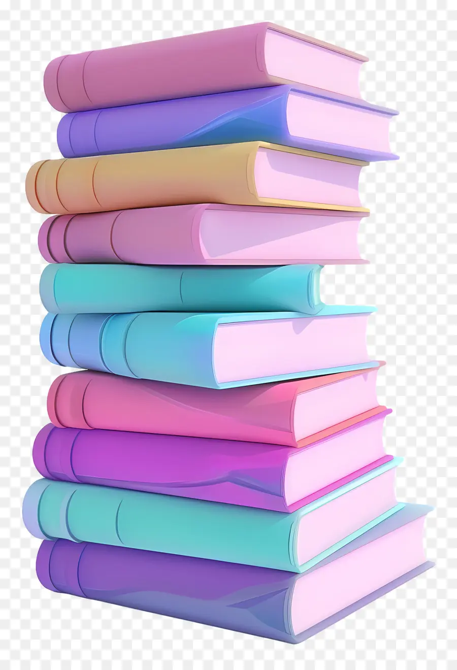 3d стопка книг，Стопка книг PNG